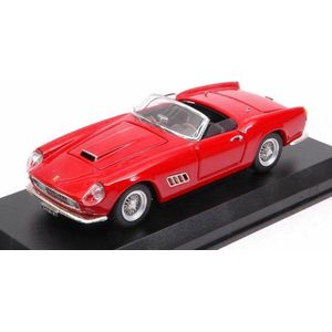 De 1:43 Diecast Modelcar van de Ferrari 250 California Spider van 1957 in Red. De fabrikant van het schaalmodel is Art-Model. Dit model is alleen online verkrijgbaar