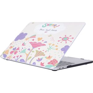 Mobigear Flowers Case geschikt voor Apple MacBook Pro 13 inch A1706, A1708, A1989, A2159, A2251, A2289, A2338 (2016-2019) Hoes Hardshell MacBook Case - Model 29