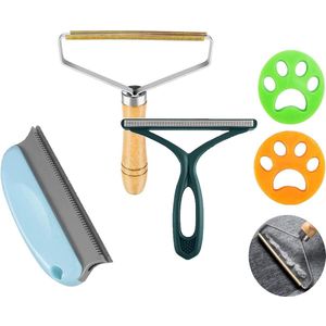 Draagbare pluisverwijderaar, pluisroller voor huisdierharen, kasjmier kam, draagbare pluisshaver voor andere stoffen, kleding, matrassen en dierenharen (5)