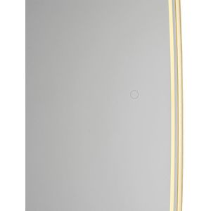 QAZQA geraldien - Moderne LED Dimbare Spiegel verlichting met Dimmer voor binnen voor badkamer - 1 lichts - D 3.8 cm - Goud -