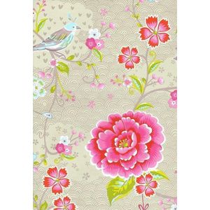 Eijffinger PIP studio behang Birds in Paradise khaki