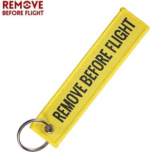 Go Go Gadget - Remove before Flight - Sleutelhanger - Geel