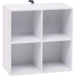 Boekenkast met Kantelslot - Staande Plank - Opbergorganisator - Milieuvriendelijk - 29 cm x 59,8 cm x 59,6 cm