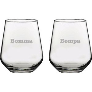 Drinkglas gegraveerd - 42,5cl - Bomma-Bompa