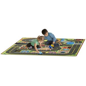 Melissa & Doug Extra groot activiteitenkleed met wegen