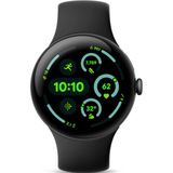 Google Pixel Watch 3 - Smartwatch - 45mm - Zwart/Zwart