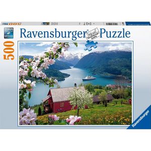 Skandinavische Idylle Puzzel (500 Stukjes, Landschappen)