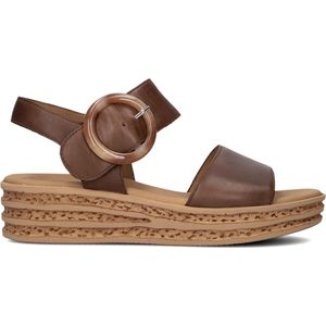 Gabor 550.2 Sandalen - Met Sleehak - Dames - Bruin - Maat 44