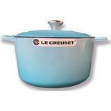 Le Creuset Hoge braad-/ stoofpan 6,3L - 26cm Caribbean blue