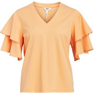 Object T-shirt Objanni-li S/s Top 126 23041625 Peach Cobbler Dames Maat - M