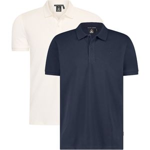 Gaastra - Royal - Poloshirts - 2-Pack - Blauw - Katoen/Elastaan