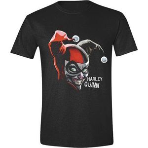 DC Comics - Harley Quinn Smile Mannen T-Shirt - Zwart - L