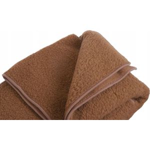 Wollen Deken 240x200cm 100% zuivere Australische Merino Wol OnceDoce® 460 g/m² Woolmark-certificaat – Warm Ademend Zacht – Wasbaar – Chocolate Brown