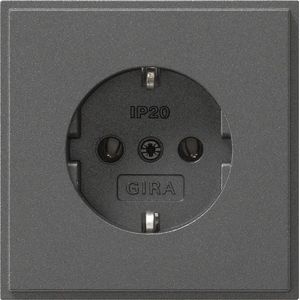 Gira Wandcontactdoos TX44 (WCD-schakelmateriaal) - 018867 - E2E7W