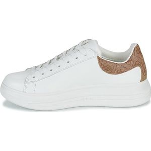 Guess - Maat 38 - Vibo Lage Dames Sneakers - White Brown