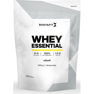 Body & Fit Whey Essential - Eiwitpoeder Zonder Smaak - Proteine Poeder - Whey Protein - 40 shakes (1000 gram)