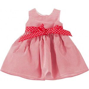 Götz poppenkleding voor pop van 45-50cm rode jurk met strik