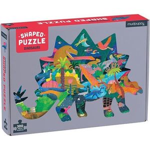 Mudpuppy gevormde puzzel Dinosaurussen - 300 stukjes