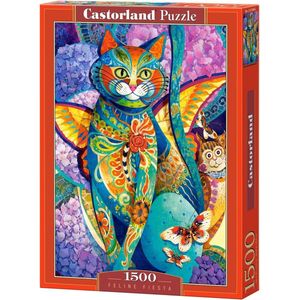 Feline Fiesta Puzzel (1500 stukjes)