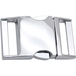 Paracord metalen buckle / sluiting - silver XXL breed