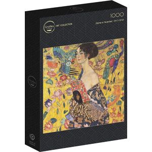 Grafika puzzel 1000 stukjes ""Dame a léventail"" Gustav Klimt 1917-1918