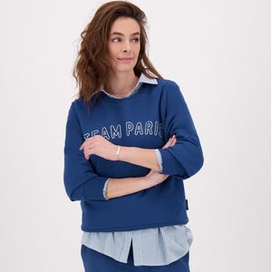 Blauwe Sweater van Je m'appelle - Dames - Maat 40 - 4 maten beschikbaar