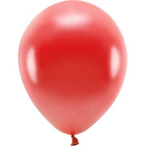 300x Rode ballonnen 26 cm eco/biologisch afbreekbaar - Milieuvriendelijke ballonnen