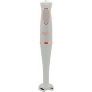 Teffo staafmixer - 2 snelheden & ergonomisch handgreep - afneembare staaf - 200Watt - wit / rosé goud