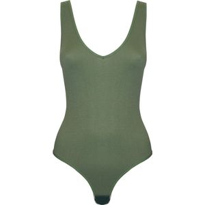 MAGIC Bodyfashion EveryBody V-neck Green Vrouwen - Maat L
