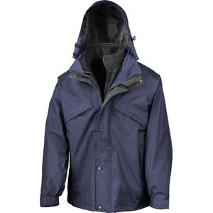 Result 3-in-1 Zip And Clip Jacket R68 - Navy / Black - XXL