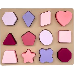 Mabebi - Siliconen puzzel - Baby/peuter speelgoed - Geometrische vormenpuzzel - Zacht speelgoed - Baby cadeau - Montessori speelgoed - Meerkleurig
