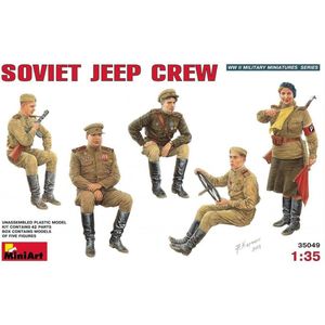 MiniArt Soviet Jeep Crew + Ammo by Mig lijm