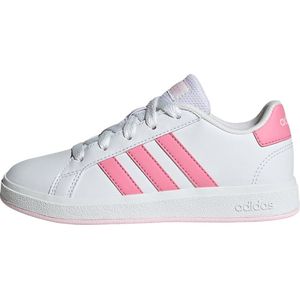 adidas Sportswear Grand Court Lifestyle Tennis Lace-Up Schoenen - Kinderen - Wit- 28 1/2