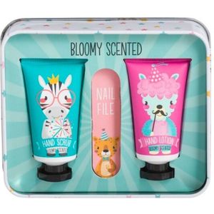 Hand Verwenpakket - Bloomy Scented - Nagelvijl / Handlotion / Handscrub - Cadeau