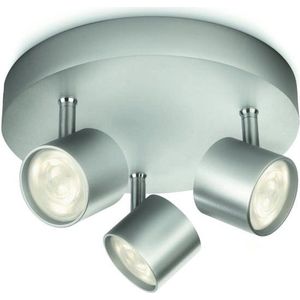 Philips Myliving Star - Plafondlamp - 3 lichts - Grijs