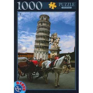 Puzzel - Toren van Pisa - 1000 Stukjes - D-Toys