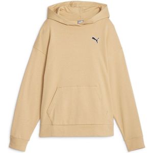 PUMA - better essentials hoodie fl - Hooded sportcasual dames - Bruinlicht