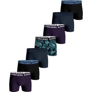 Björn Borg Cotton Stretch boxers - heren boxers normale lengte (7-pack) - multicolor - Maat: XXL