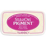 Tsukineko • StazOn pigment ink pad pink cosmos - roze stempelkussen inkt