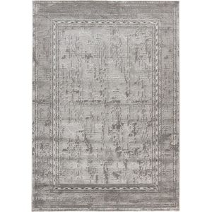 Lalee Marmaris | Modern Vloerkleed Laagpolig | Silver | Tapijt | Karpet | Nieuwe Collectie 2024 | Hoogwaardige Kwaliteit | 80x300 cm