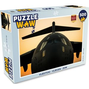 Puzzel Vliegtuig - Vliegen - Zon - Legpuzzel - Puzzel 500 stukjes