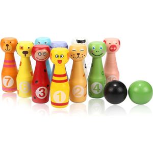 Bowlingset kinderen - Bowling - Bowlingset - Speelgoed - 10 pins - Educatief speelgoed - Perfect voor op vakantie!