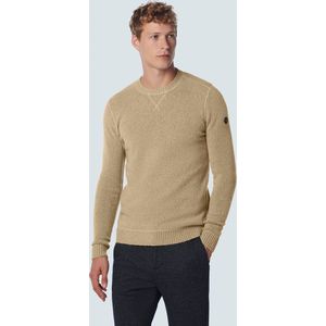 No Excess Mannen Pullover Zachte Hals Steen L