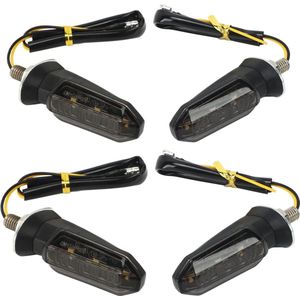 Knipperlichten voor motorfiets - 4 stuks waterdicht - universeel - strand scooter - 12 V .
