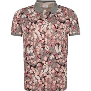 State Of Art Polo Print Vlinders Beige - Maat M - Heren