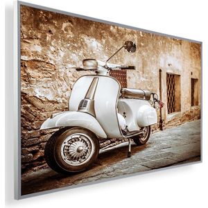 Infrarood Verwarmingspaneel 600W met fotomotief en Smart Thermostaat (5 jaar Garantie) - Vespa wit 160