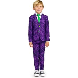 OppoSuits Kids The Joker™ - Jongens Pak - Joker Kostuum Halloween En Carnaval - Paars - Maat: EU 98/104 - 4 Jaar