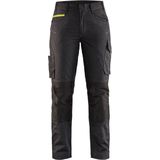 Blaklader 7195 Dames Werkbroek Stretch Zwart/Geel