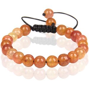 Memphis No.3 Dames Armband - 8mm Orange