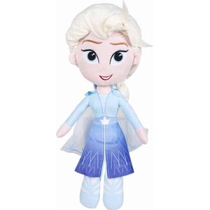 Elsa Disney Frozen Pluche Knuffel 32 cm {Disney Frozen 2 Plush Toy | Speelgoed pop Knuffelpop Knuffeldier voor Kinderen Jongens Meisjes | Anna, Elsa, Sven, Olaf Sneeuwpop}